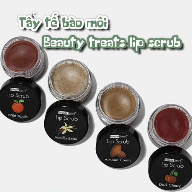 HLK Tẩy Tế Bào Chết Môi Beauty Treats Lip Scrub Chính Hãng Mỹ 10,5g