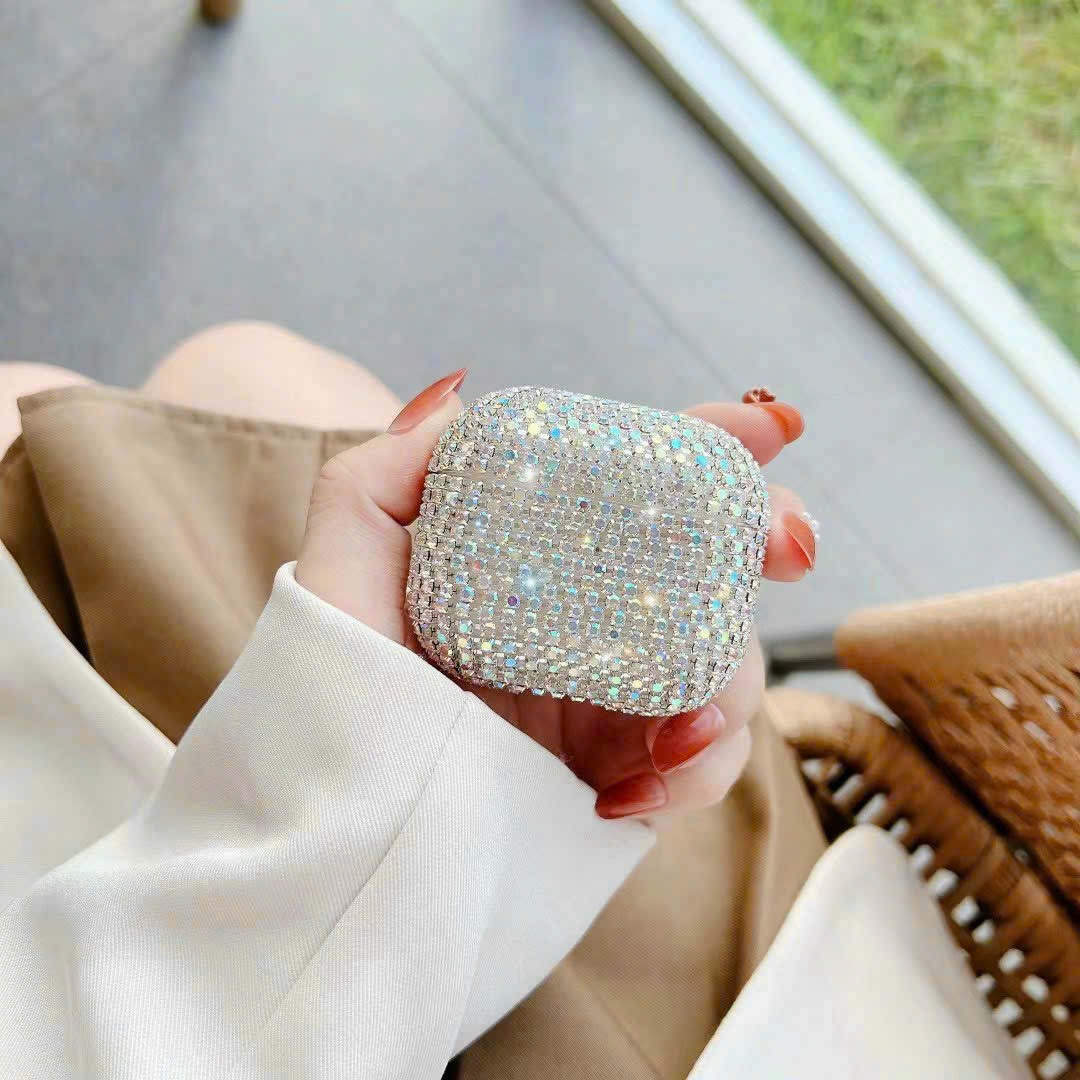 Vỏ Bảo Vệ Airpods Đính Đá Pha Lê