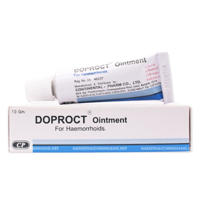 14.10 [TL]Kem Bôi Trị Trĩ DOPROCT OINTMEN 10g