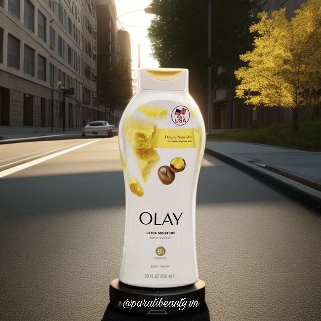 Sữa Tắm Bổ Sung Dưỡng Da Olay Ultra Moisture Shea Butter B3 650 ml