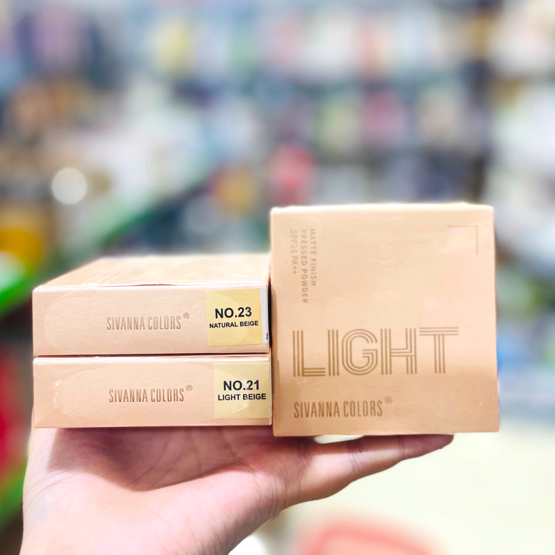 Phấn phủ Dạng Nén Sivanna Silky SPF25 PA++ HF945