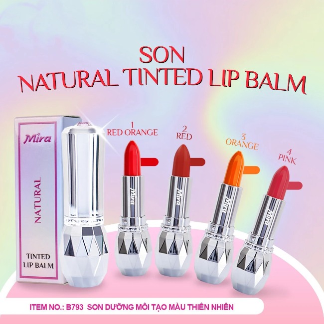 Son dưỡng môi tạo màu Mira B793