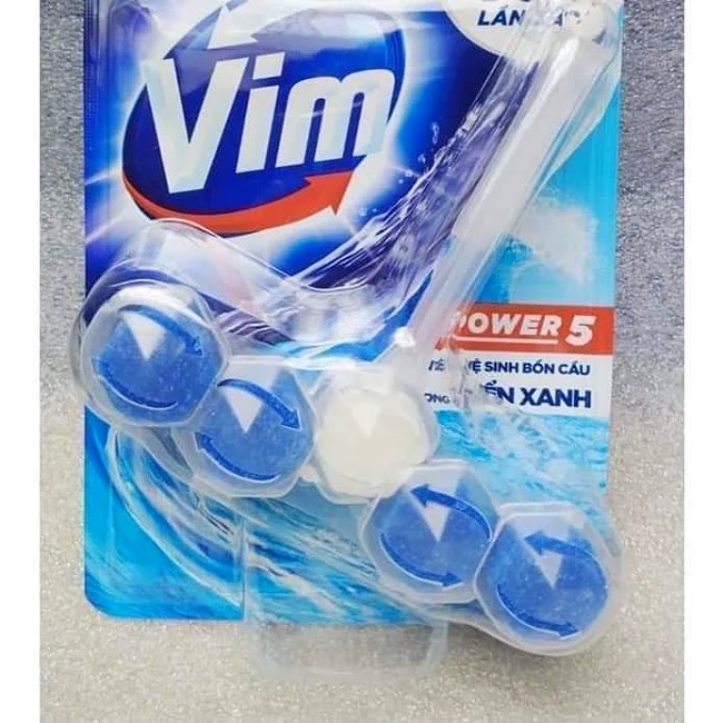 B8.12 Viên tẩy sạch khuẩn bồn cầu hương chanh thơm mát Vim power G