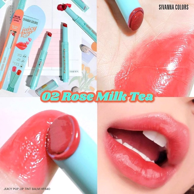 Son thỏi Sivanna Juicy Pop Lip Tint Blam HF640