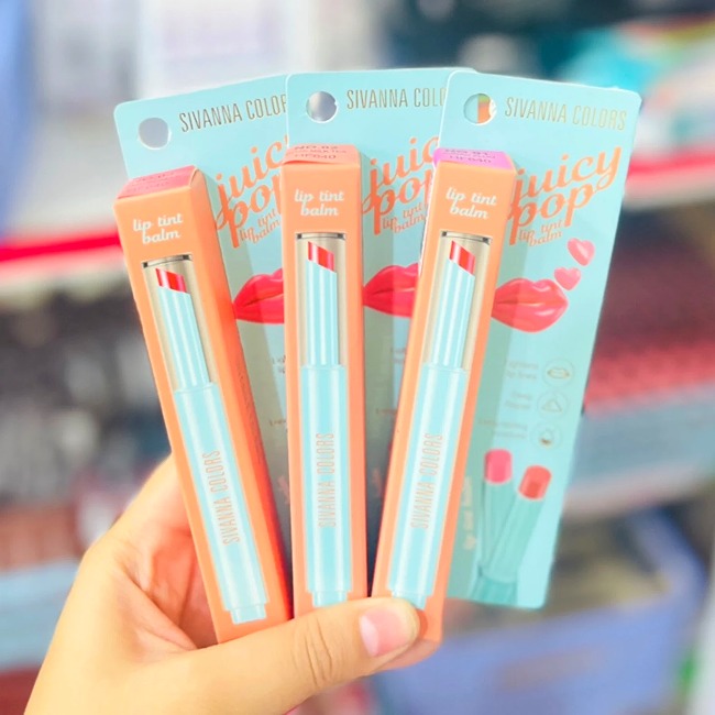 Son thỏi Sivanna Juicy Pop Lip Tint Blam HF640