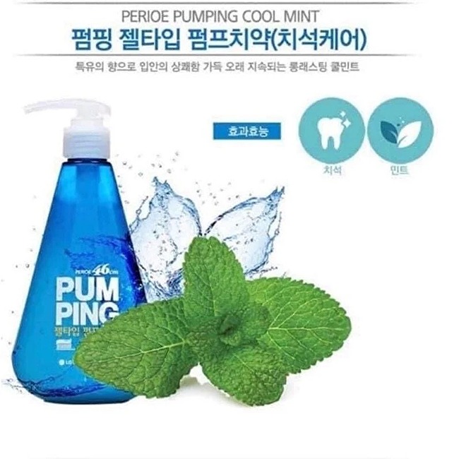 Kem đánh răng Perioe Pum Ping Hàn Quốc 285g