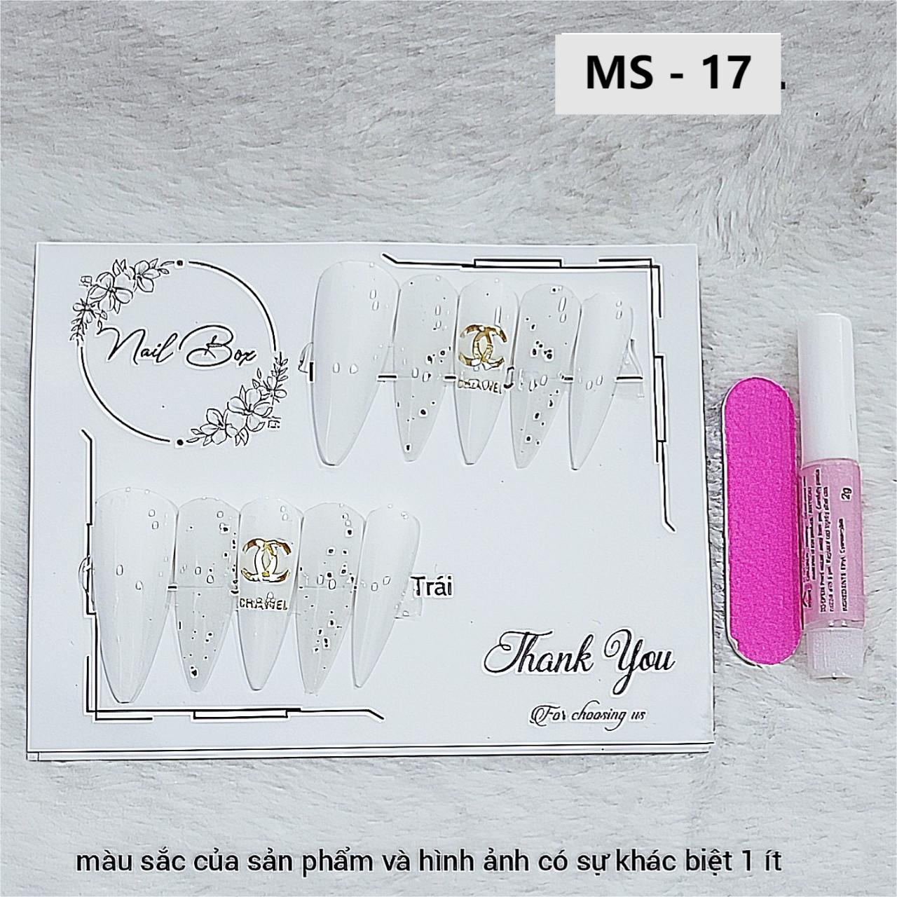 Bộ 10 m.óng ta.y gi.ả nhọn mẫu mới kèm keo dán