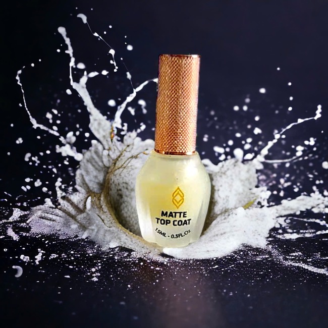 Sơn Bóng Lỳ Tạo Màu Nhám Lì Sành Điệu Matte Topcoat 15ml,