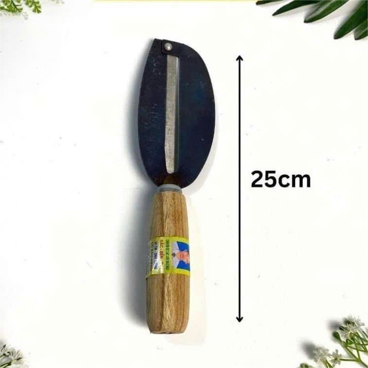 TB. Dao Gọt 2 Lưỡi Cán Gỗ Tuấn Ngọc 25cm