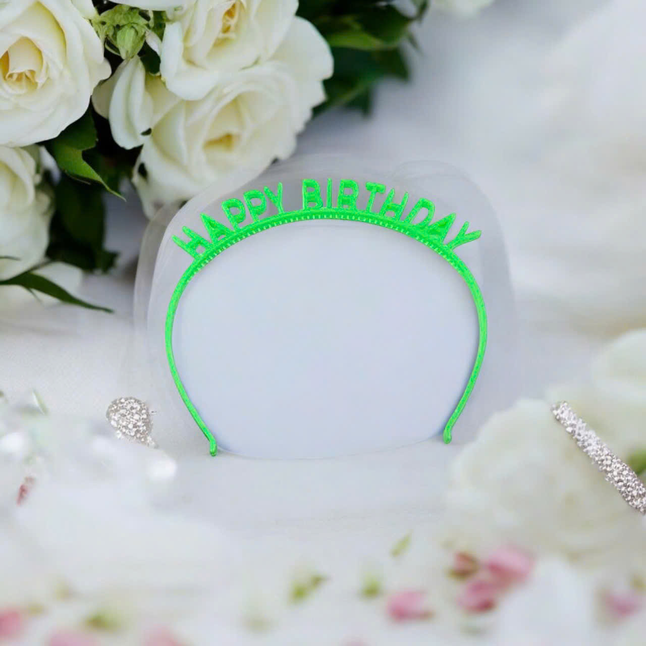 Bờm tóc hình chữ Happy birthday