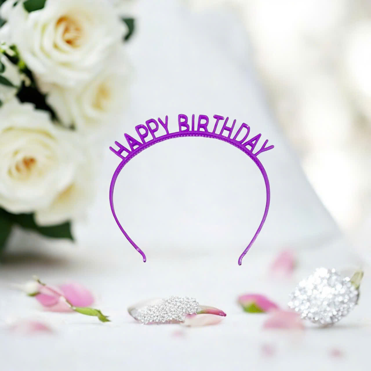 Bờm tóc hình chữ Happy birthday