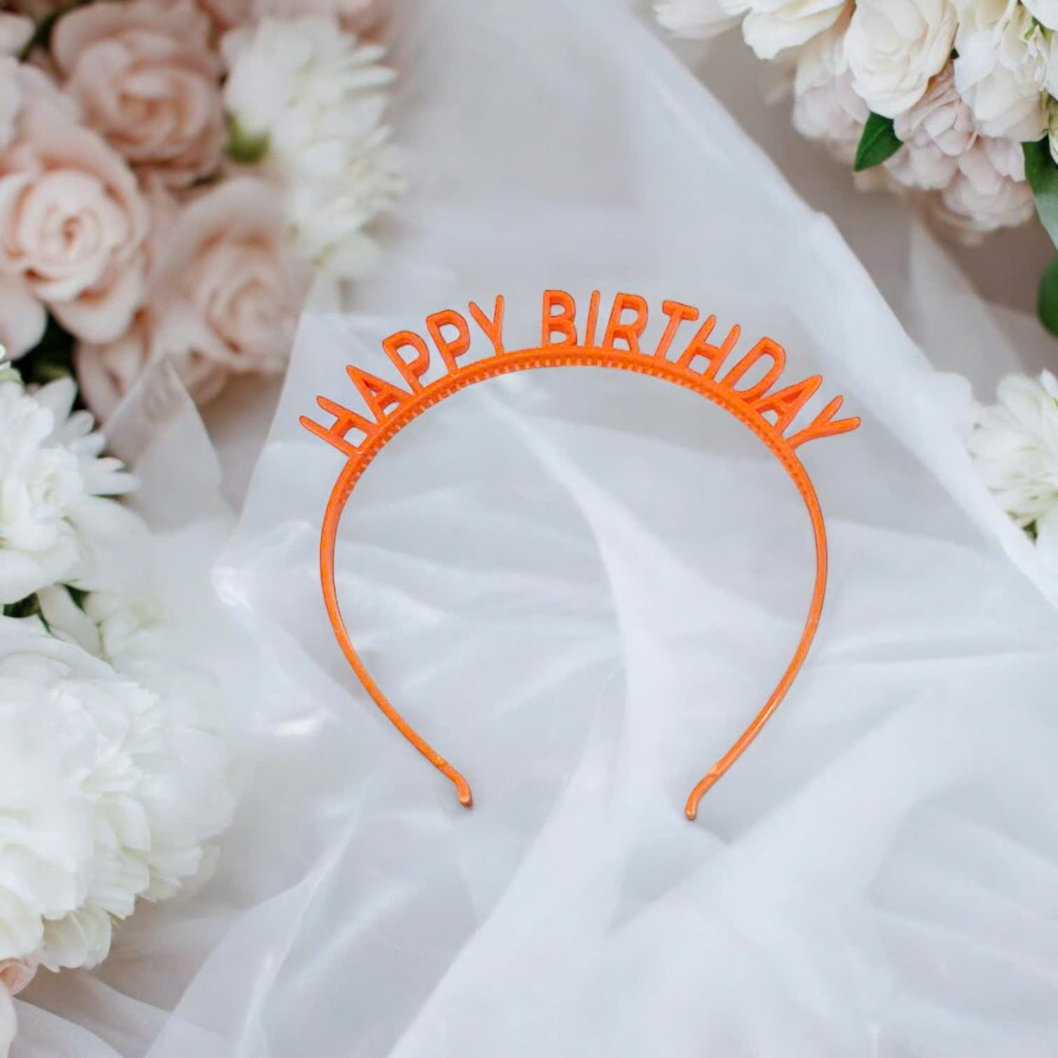 Bờm tóc hình chữ Happy birthday