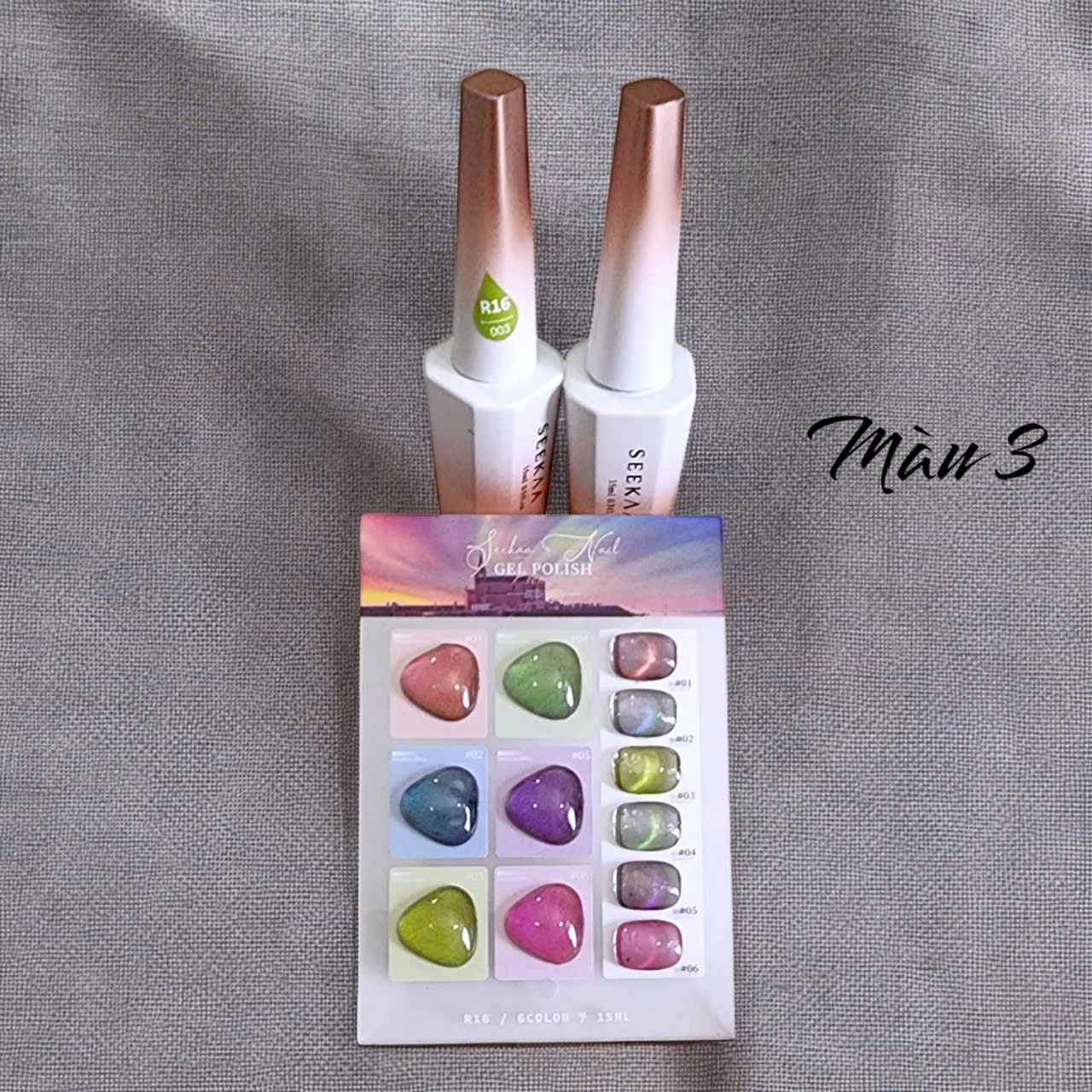 Sơn Gel Móng Tay SEEKAA 15ml