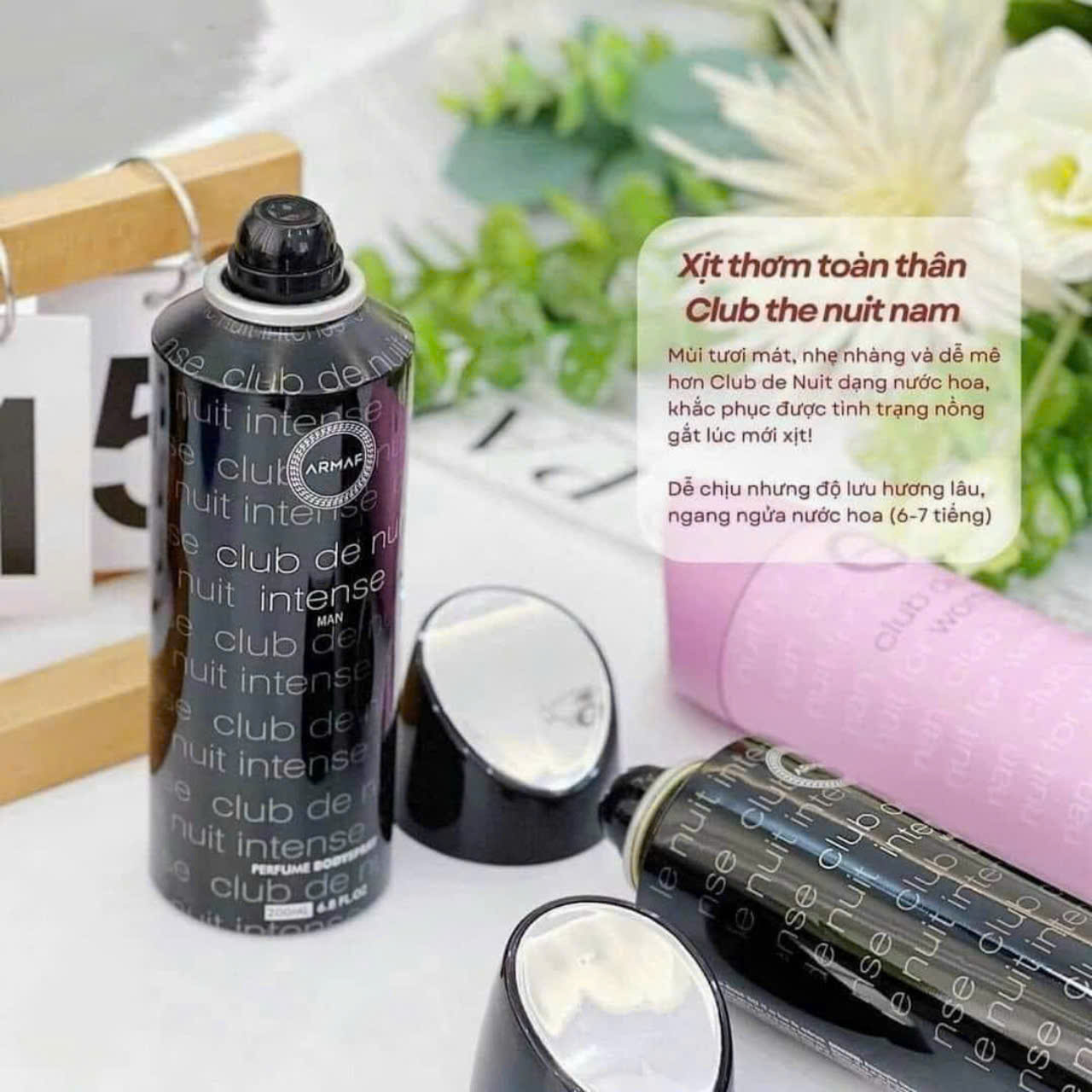 Xịt Thơm Toàn Thân Armaf Club De Nuit Perfume Body 200ml