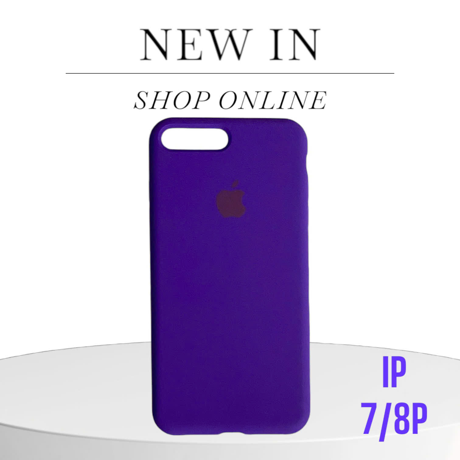 Ốp Lưng Điện Thoại Màu Tím Cho Iphone 7/8P