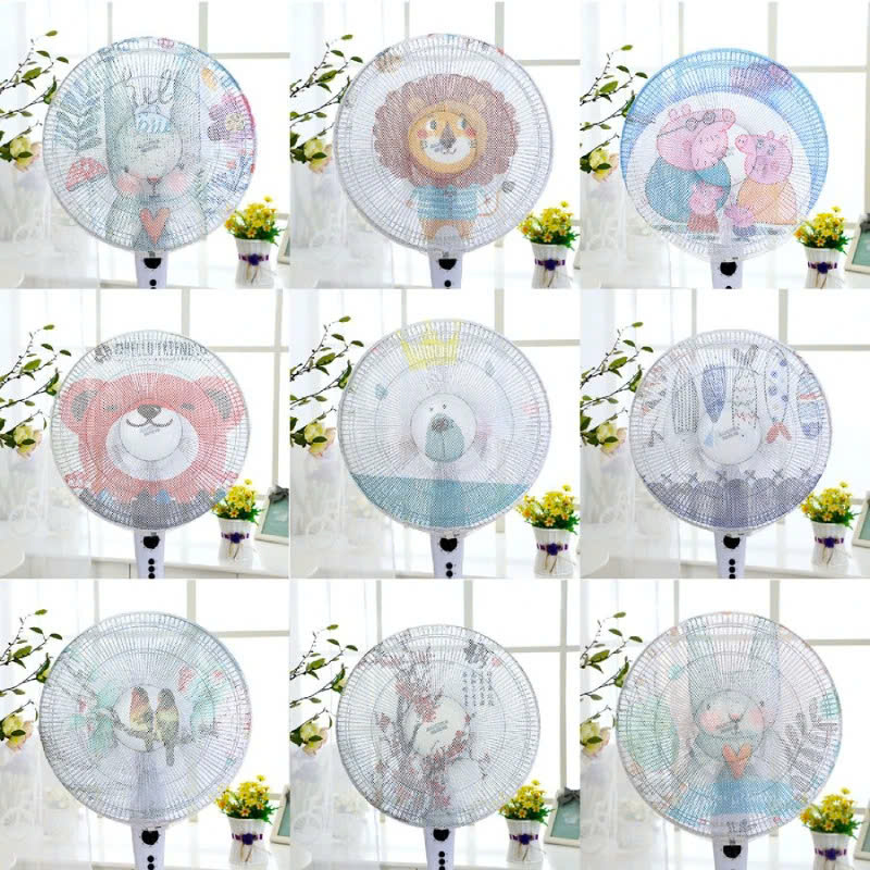 Túi Lưới Bọc Quạt Hình Thú Cute Máy Bảo Vệ An Toàn Cho Bé