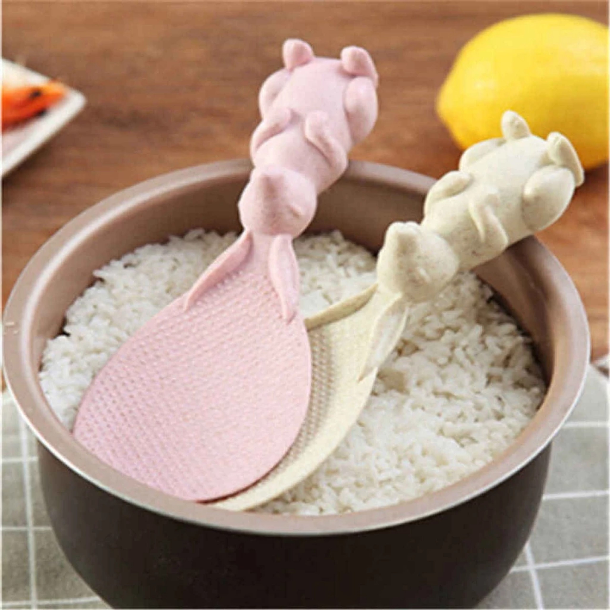 SB1. Muỗng Xới Cơm Không Dính Hình Thỏ