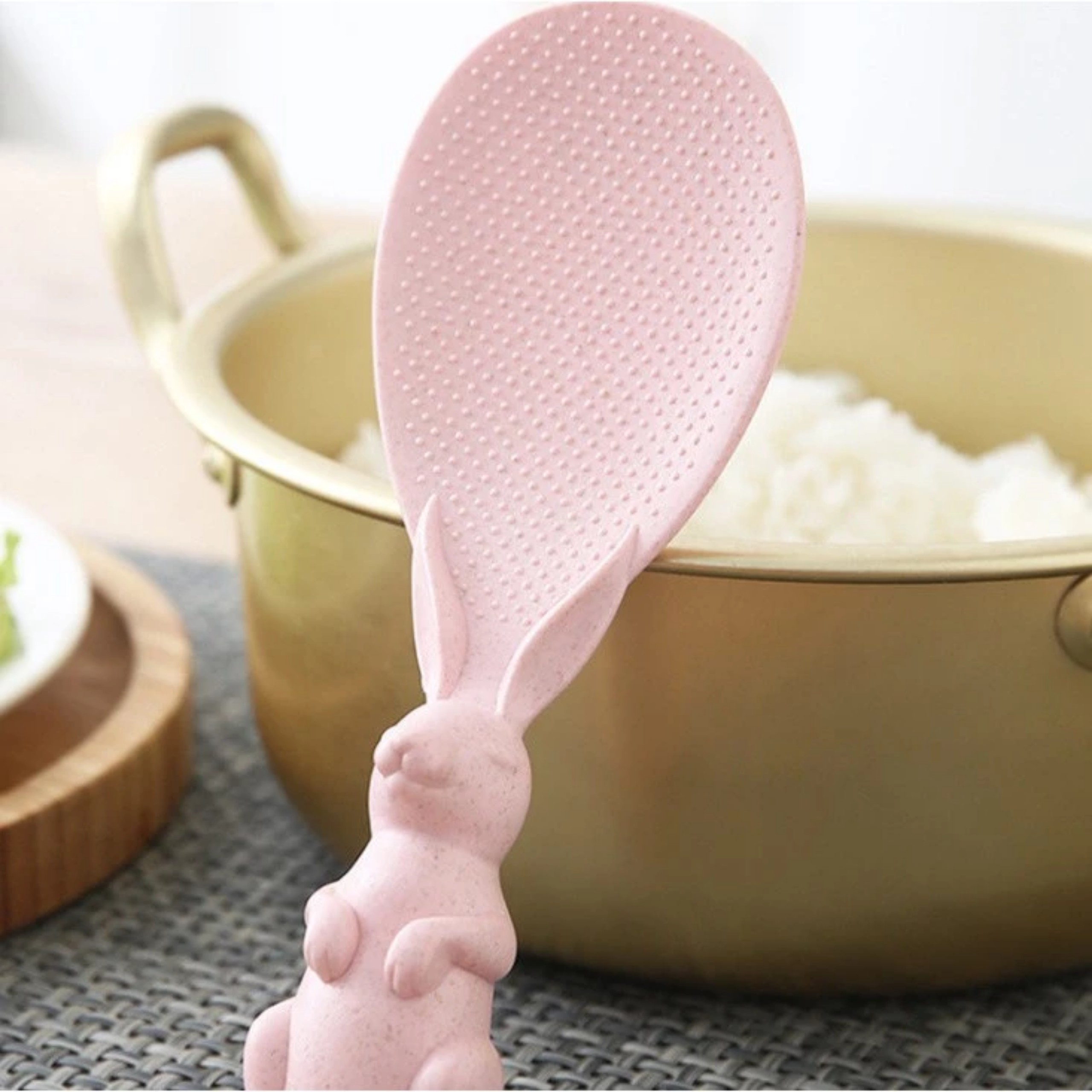SB1. Muỗng Xới Cơm Không Dính Hình Thỏ