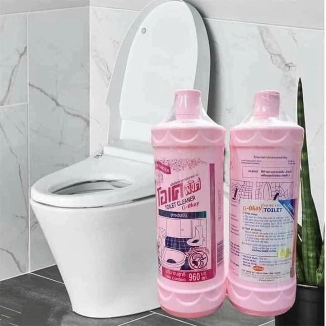SKG3. Nước Tẩy Rửa Siêu Mạnh Toilet Okay Thái Lan 960ml