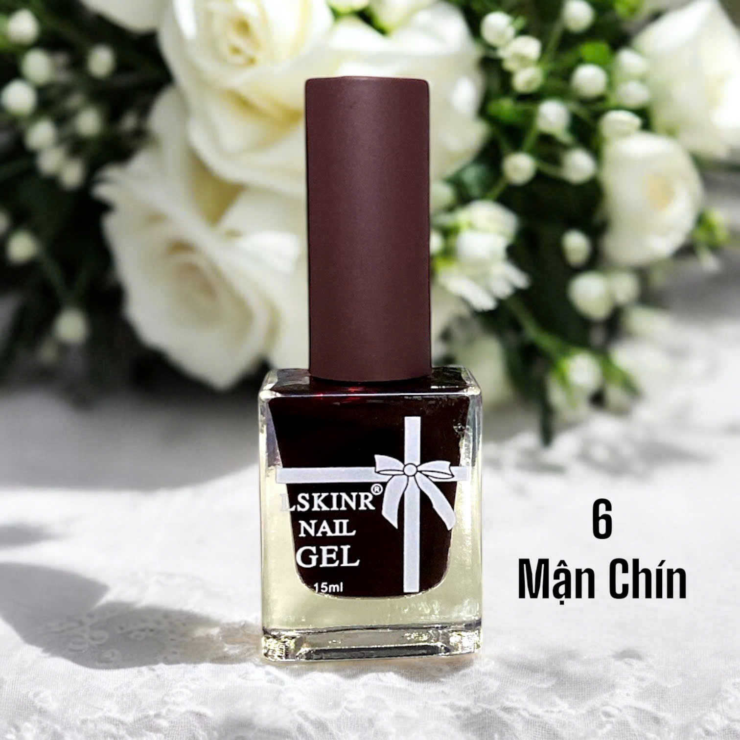 Sơn móng tay chai dẹt Lskinr Nail Polish 3D Gel 15ml