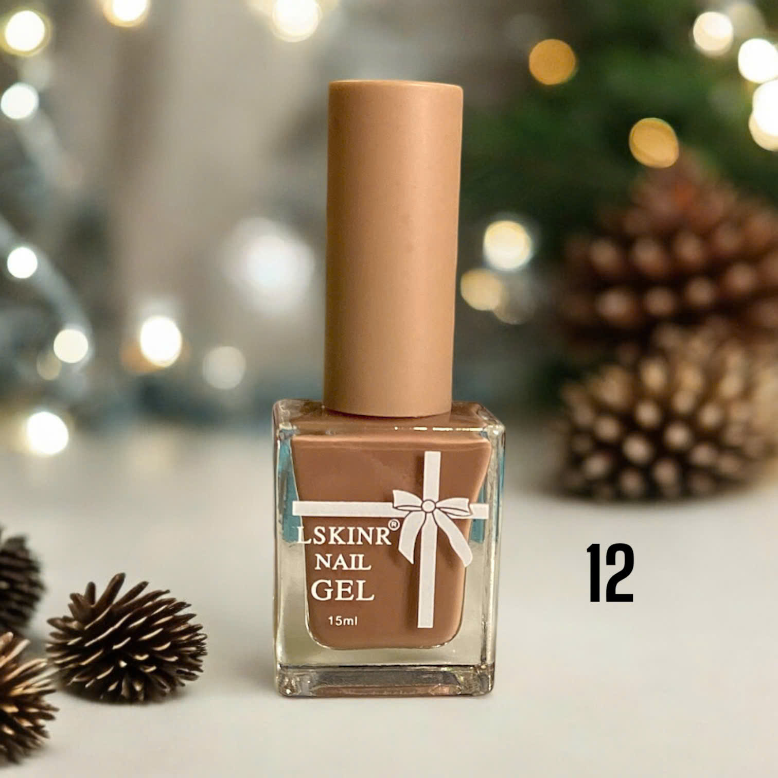 Sơn móng tay chai dẹt Lskinr Nail Polish 3D Gel 15ml