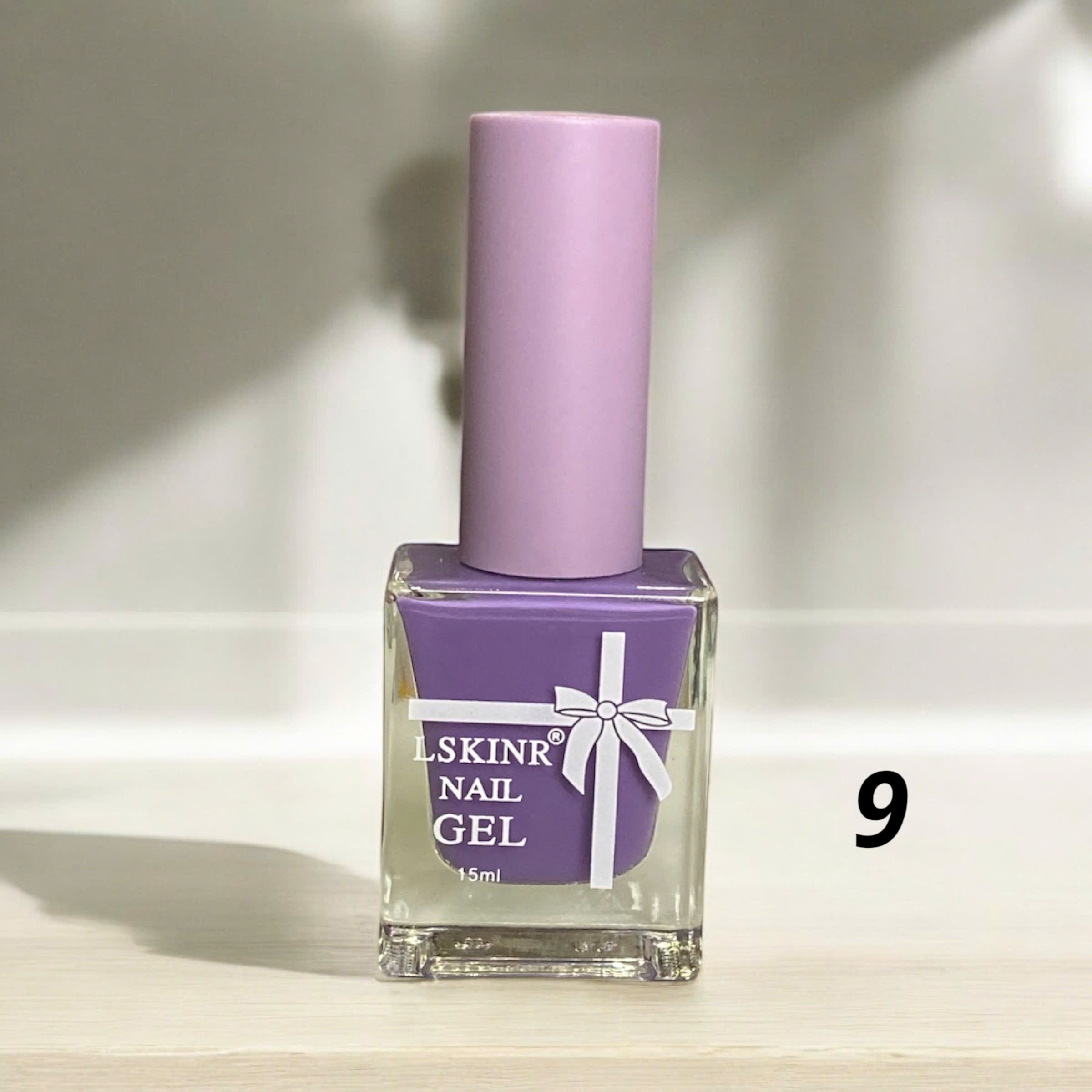 Sơn móng tay chai dẹt Lskinr Nail Polish 3D Gel 15ml