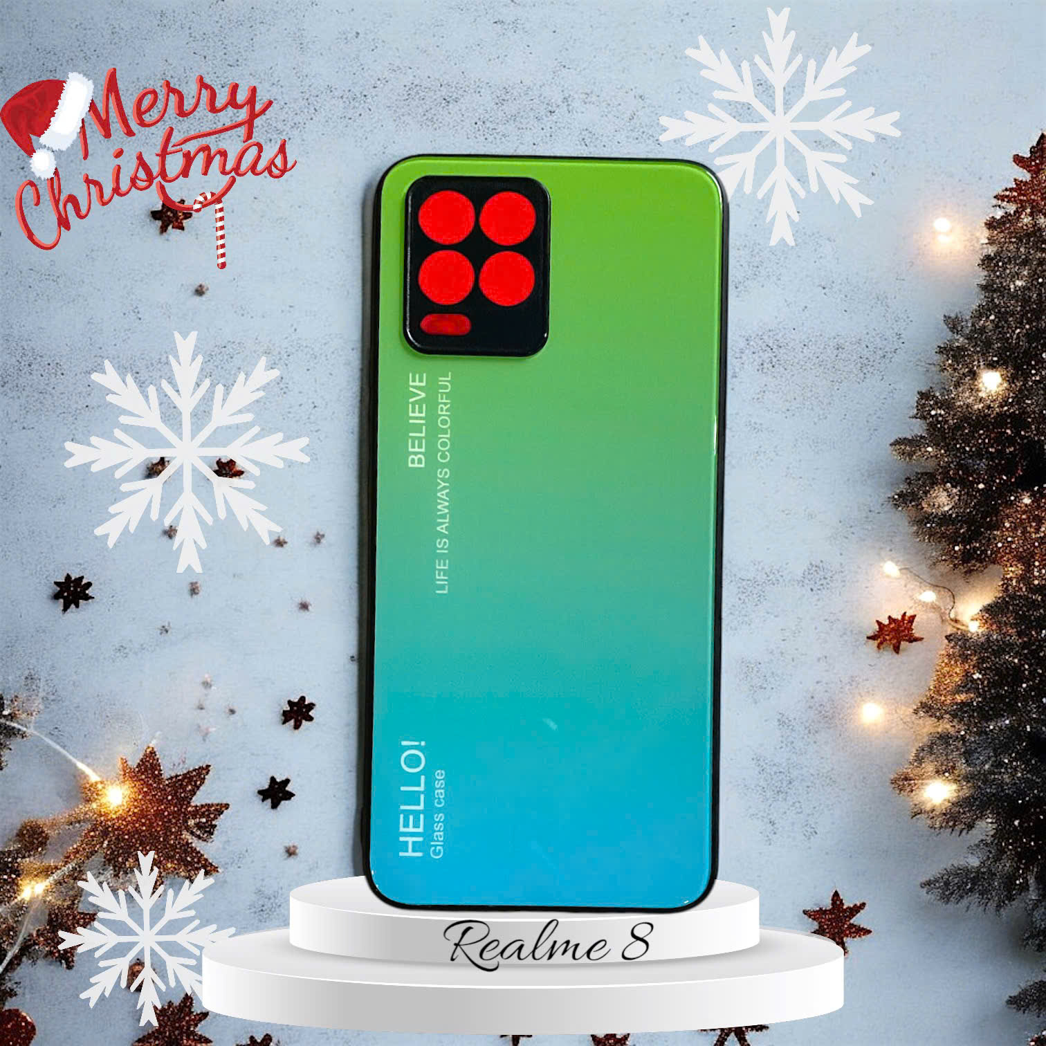 Ốp Lưng Điện Thoại Kính Cho Realme