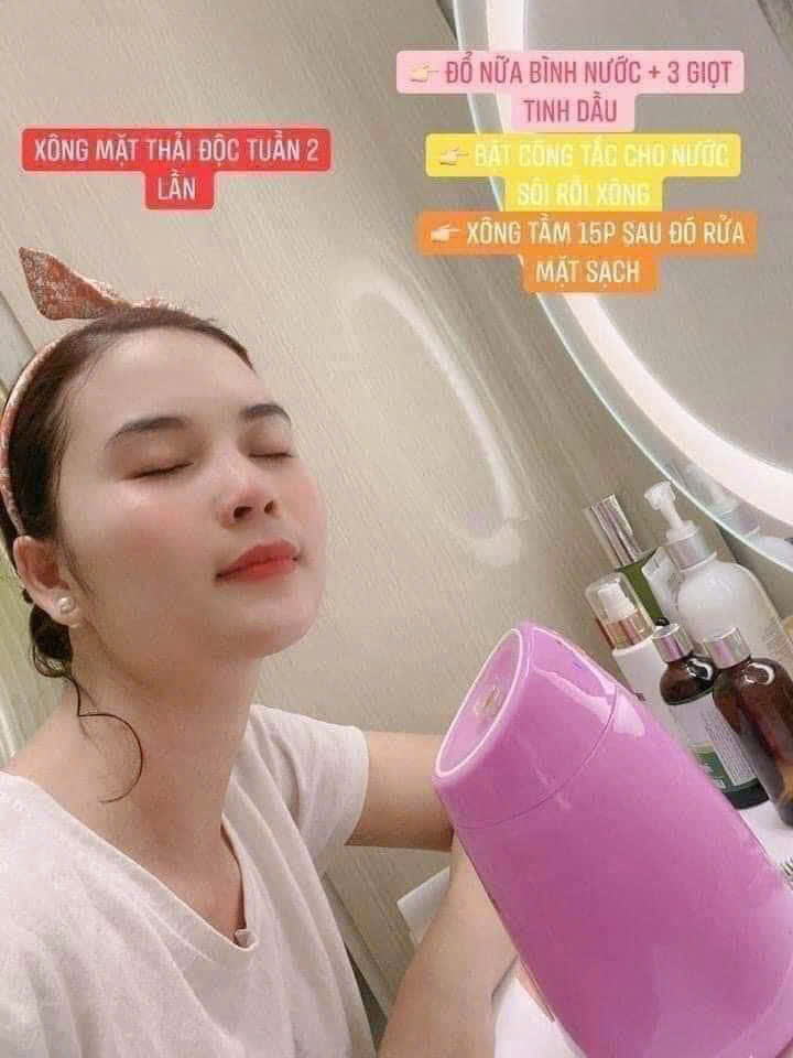 CT3. Dụng Cụ Xông Hơi Nước Mini Maoer 2 in 1