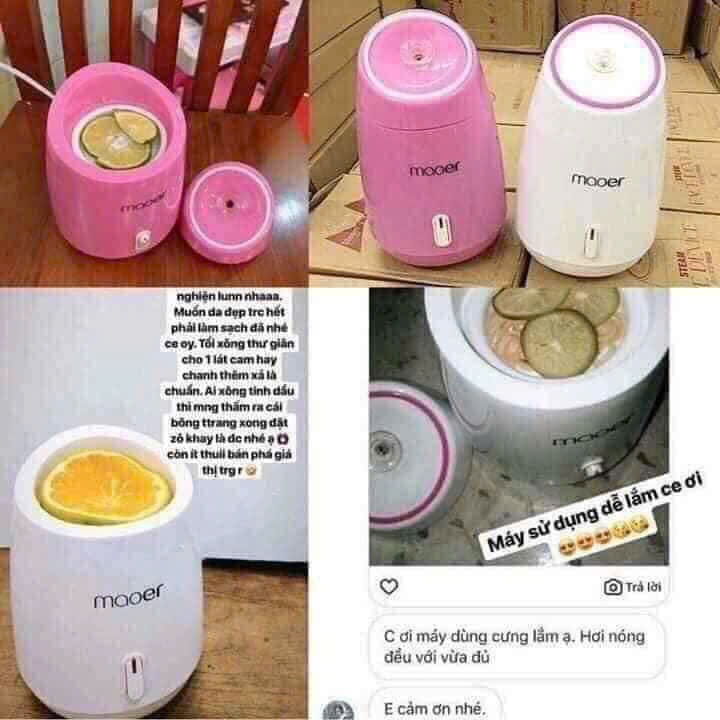 CT3. Dụng Cụ Xông Hơi Nước Mini Maoer 2 in 1