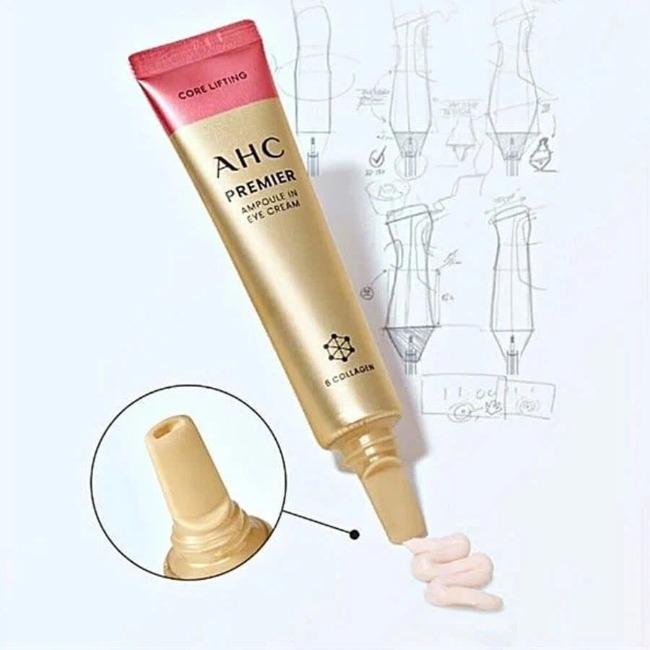 Kem Dưỡng Mắt AHC Premier Ampoule In Eye Cream Core Lifting 6 Collagen (Phiên bản mới 2024)