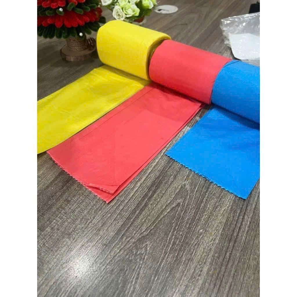 TDEP. Sét 3 cuộn túi đựng rác màu cỡ trung 55x65cm