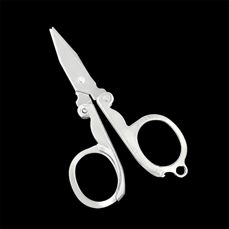 Kéo gấp inox, kéo du lịch nhỏ, kéo cắt móng tay 8cm (gấp 4cm)