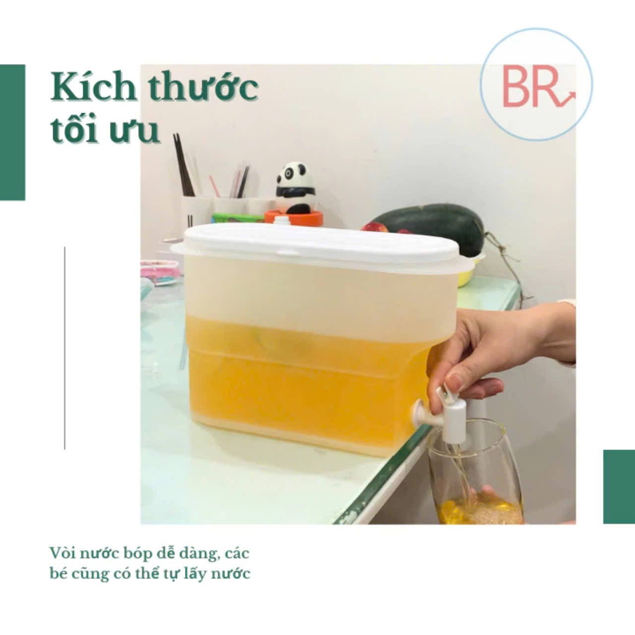 Bình nước có vòi Việt Nhật 3,5L