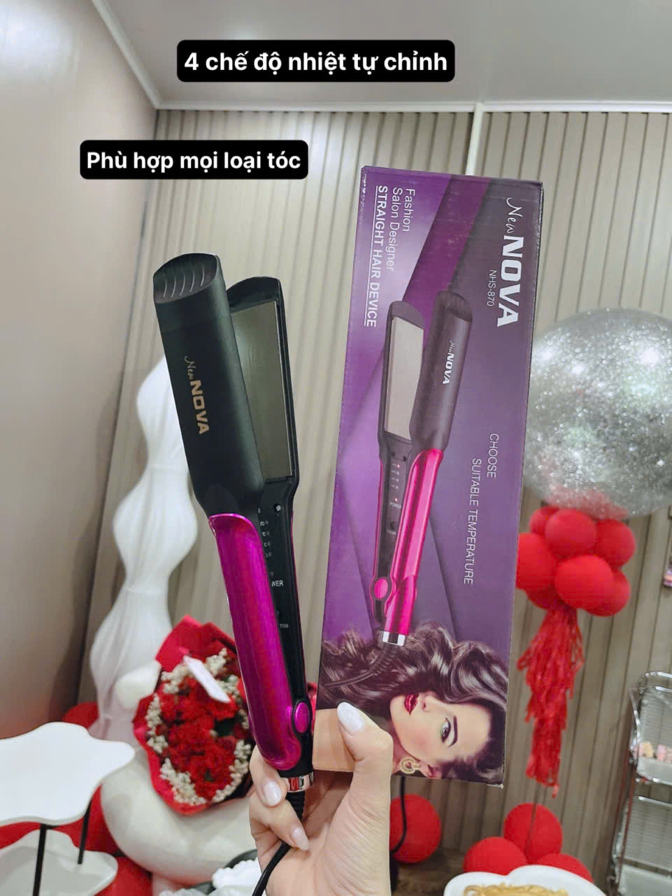 Máy Duỗi Tóc Nova
