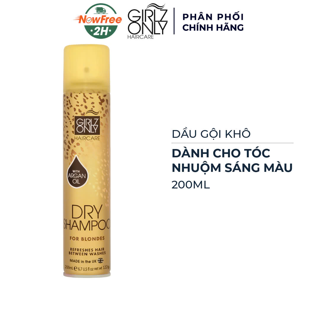 B3. Dầu Gội Khô Girlz Only Dry Shampoo 200ml
