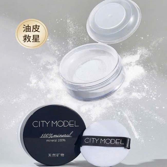 Phấn phủ dạng sương mềm CITY MODEL phấn mịn, lâu trôi 10g