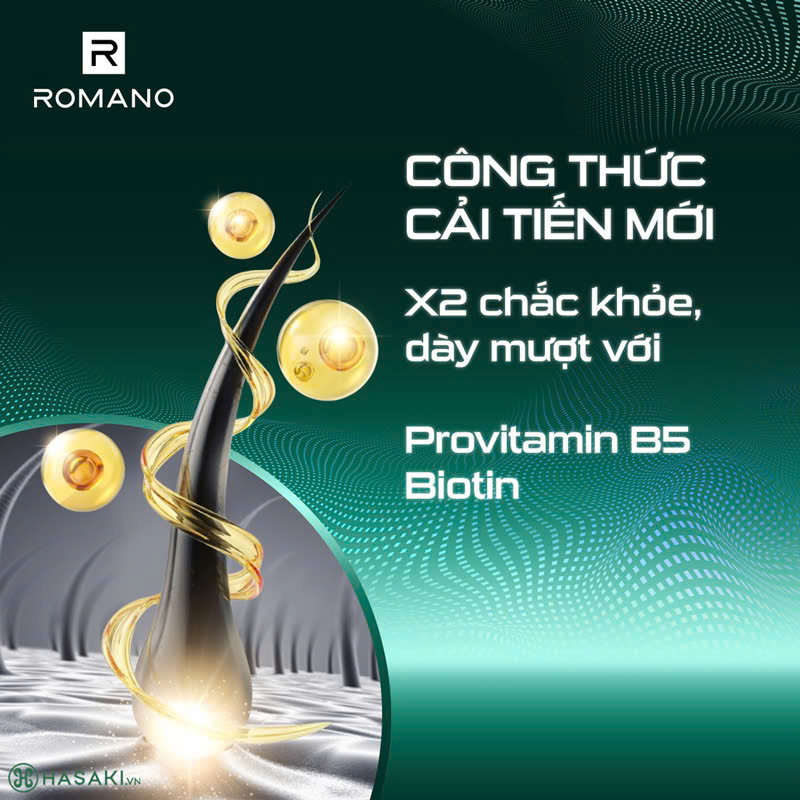 Dầu gội hương nước hoa Romano 180ml