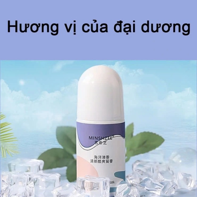 Lăn khử mùi Minshzee khử mùi cơ thể lưu hương 50ml