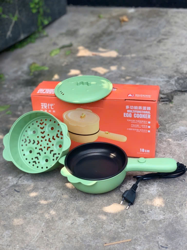 CT2. Chảo điện 2 tầng mini Egg Cooker 18cm
