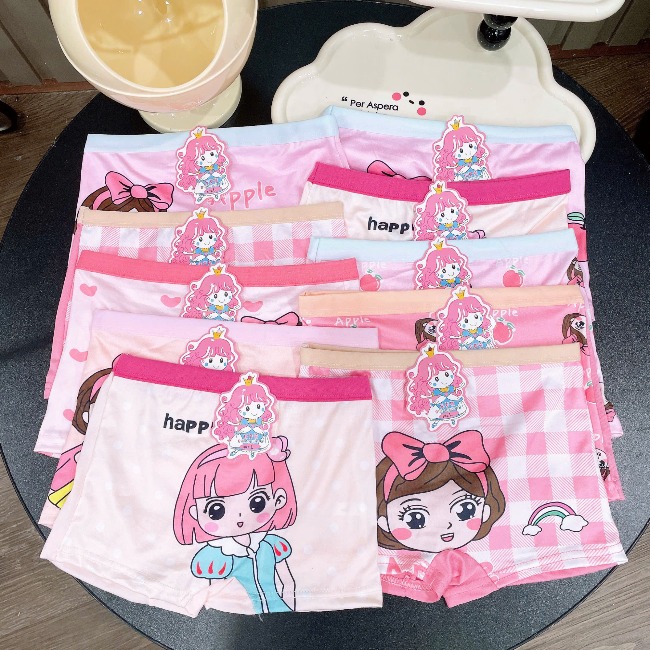 Set 3 Quần Chip Họa Tiết Công Chúa Bidengxiong size L