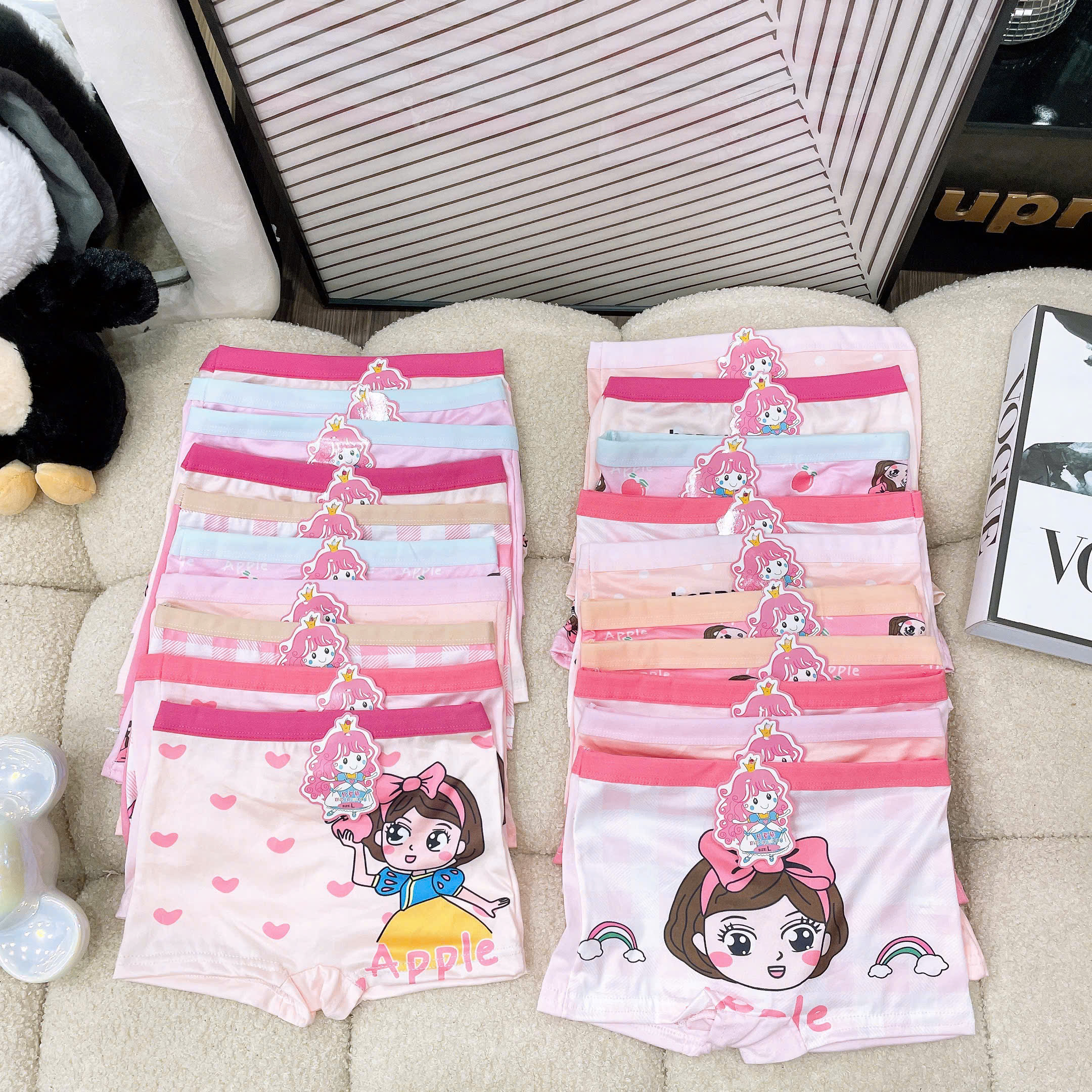 Set 3 Quần Chip Họa Tiết Công Chúa Bidengxiong size L