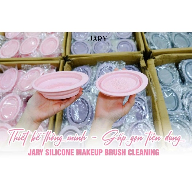 Chậu làm sạch cọ trang điểm bằng silicone Jary Silicone Makeup Brush Cleaning