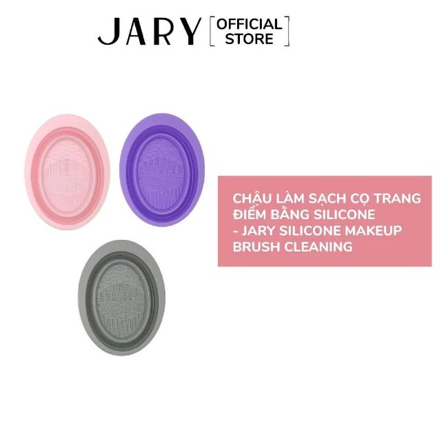 Chậu làm sạch cọ trang điểm bằng silicone Jary Silicone Makeup Brush Cleaning