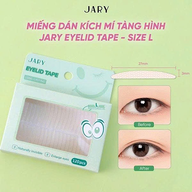 14.6 Miếng dán kích mí tàng hình JARY