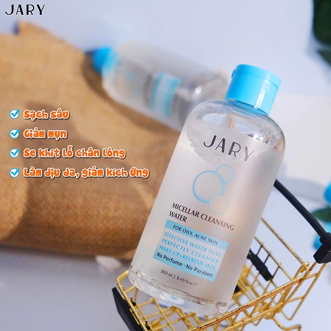 Nước tẩy trang Jary Micellar Cleansing Water 250ml