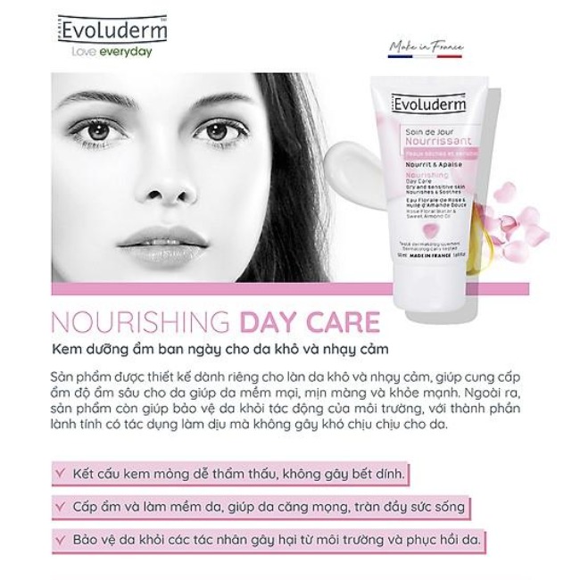 Kem dưỡng ẩm ban ngày Evoluderm 50ml