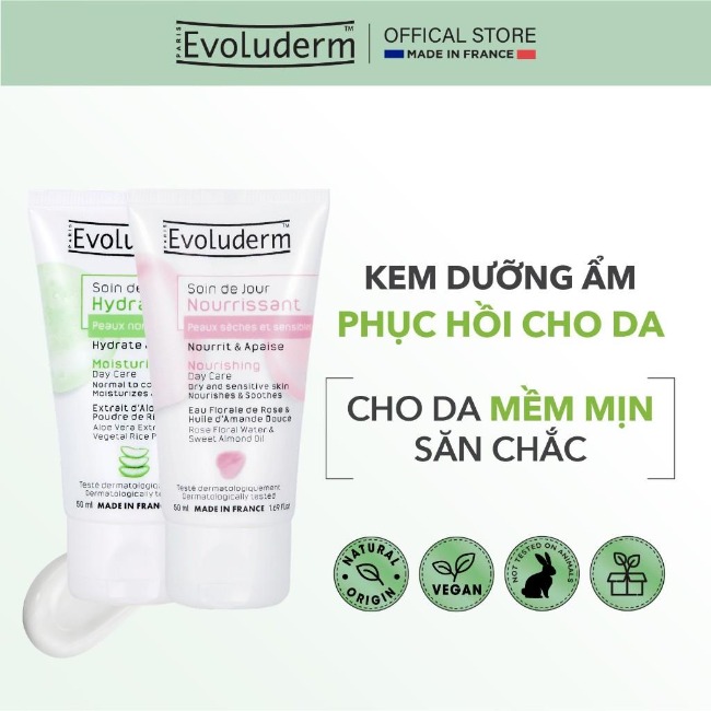 Kem dưỡng ẩm ban ngày Evoluderm 50ml
