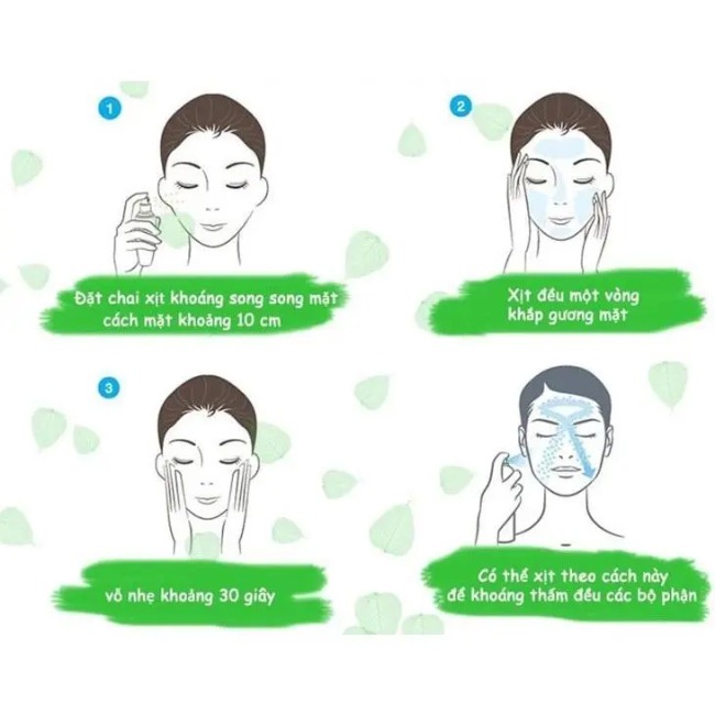 Xịt khoáng Aspasia Moist Up Face Mist Aloe Vera 150ml