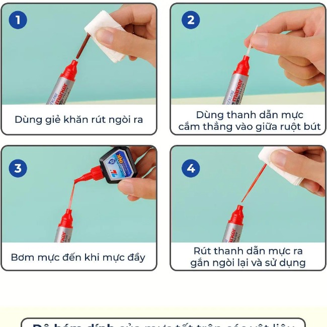 Bút lông dầu Thiên Long PM04