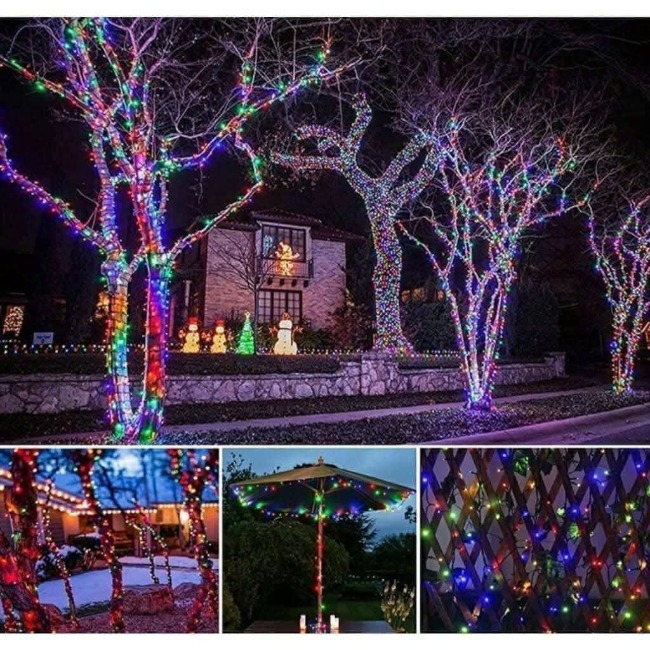 Dây đèn led 7 màu trag trí 30m